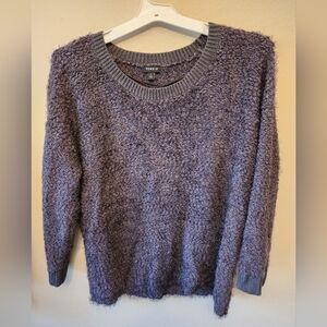 EUC Torrid Fuzzy Gray Soft 1x Sweater